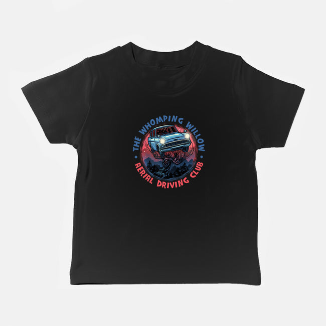 Aerial Driving Club-Baby-Basic-Tee-glitchygorilla