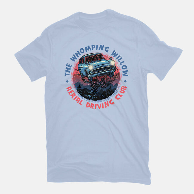 Aerial Driving Club-Womens-Basic-Tee-glitchygorilla