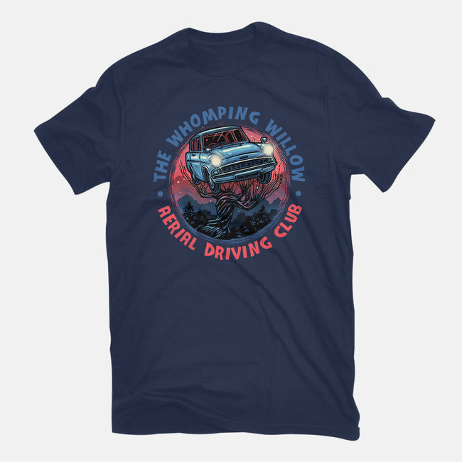 Aerial Driving Club-Womens-Basic-Tee-glitchygorilla