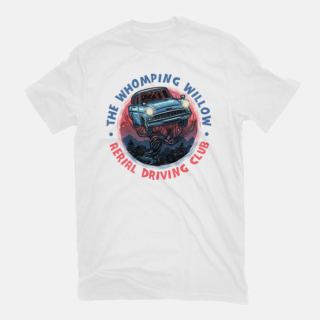 Aerial Driving Club-Womens-Basic-Tee-glitchygorilla