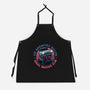 Aerial Driving Club-Unisex-Kitchen-Apron-glitchygorilla