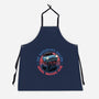 Aerial Driving Club-Unisex-Kitchen-Apron-glitchygorilla