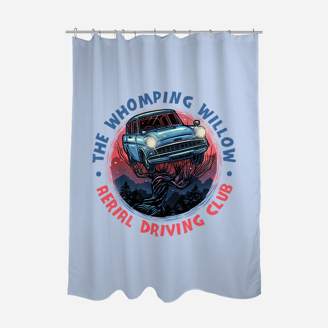 Aerial Driving Club-None-Polyester-Shower Curtain-glitchygorilla