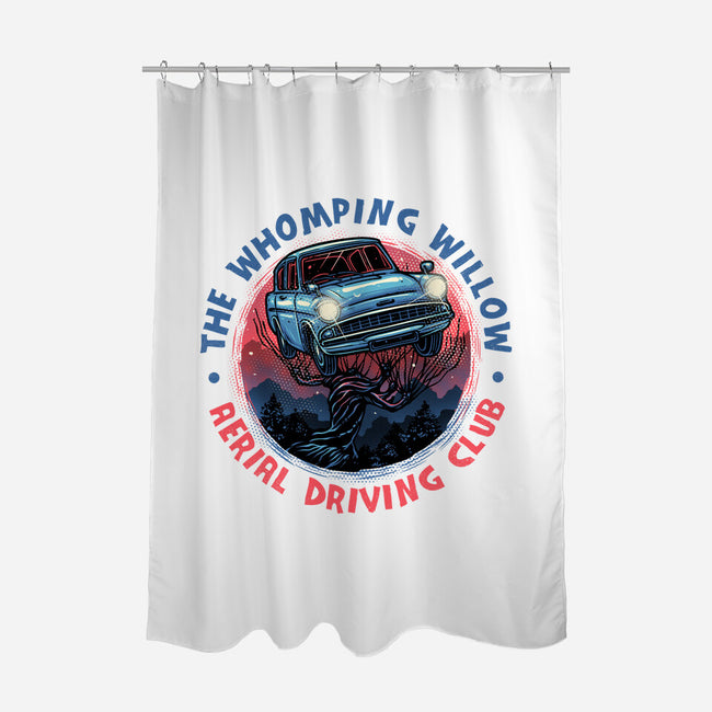 Aerial Driving Club-None-Polyester-Shower Curtain-glitchygorilla