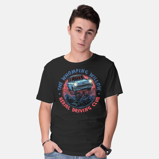 Aerial Driving Club-Mens-Basic-Tee-glitchygorilla