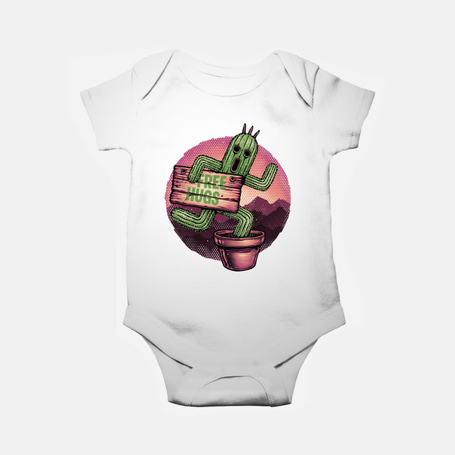 Huggable Cactus-Baby-Basic-Onesie-glitchygorilla