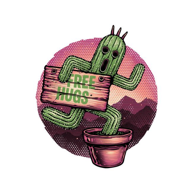 Huggable Cactus-Youth-Crew Neck-Sweatshirt-glitchygorilla