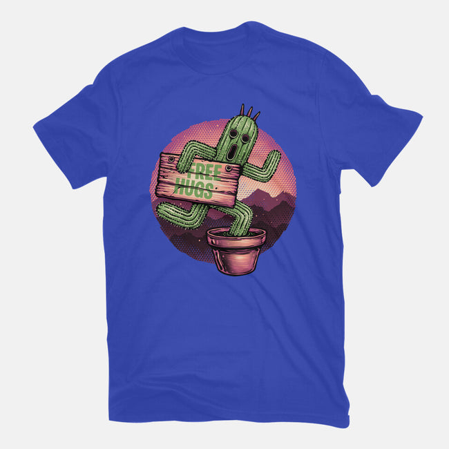 Huggable Cactus-Youth-Basic-Tee-glitchygorilla
