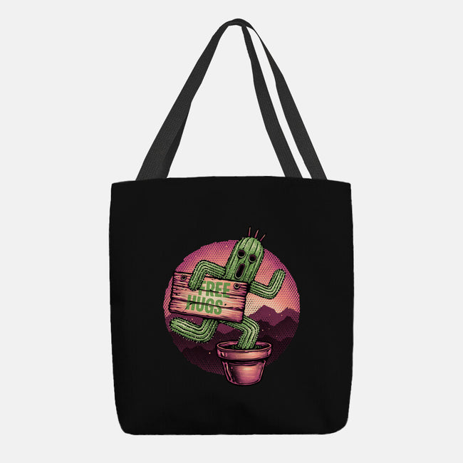Huggable Cactus-None-Basic Tote-Bag-glitchygorilla