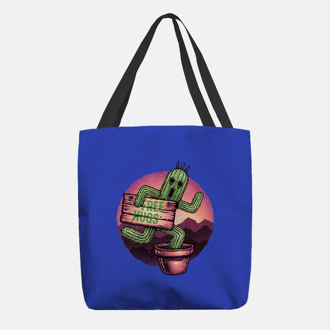 Huggable Cactus-None-Basic Tote-Bag-glitchygorilla