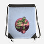 Huggable Cactus-None-Drawstring-Bag-glitchygorilla