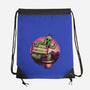Huggable Cactus-None-Drawstring-Bag-glitchygorilla
