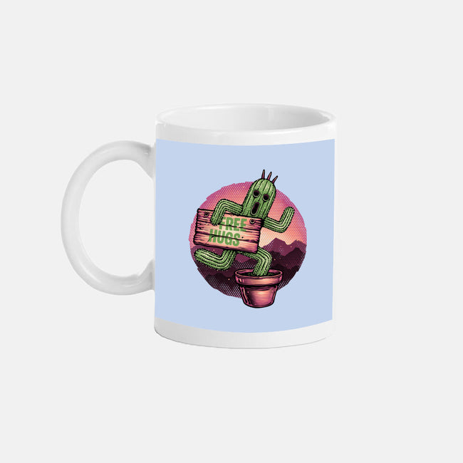 Huggable Cactus-None-Mug-Drinkware-glitchygorilla