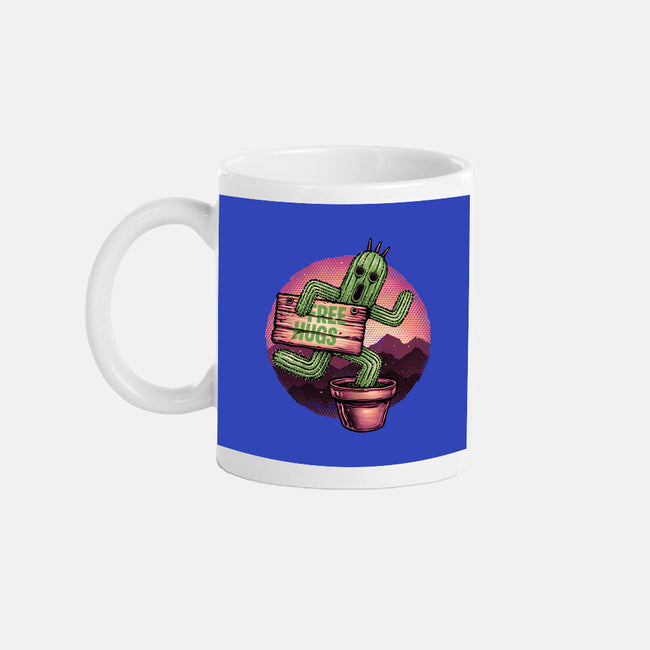 Huggable Cactus-None-Mug-Drinkware-glitchygorilla