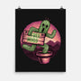 Huggable Cactus-None-Matte-Poster-glitchygorilla