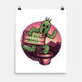 Huggable Cactus-None-Matte-Poster-glitchygorilla