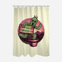 Huggable Cactus-None-Polyester-Shower Curtain-glitchygorilla