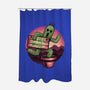 Huggable Cactus-None-Polyester-Shower Curtain-glitchygorilla