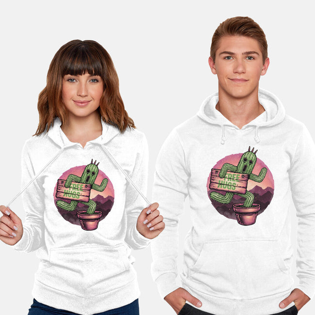 Huggable Cactus-Unisex-Pullover-Sweatshirt-glitchygorilla