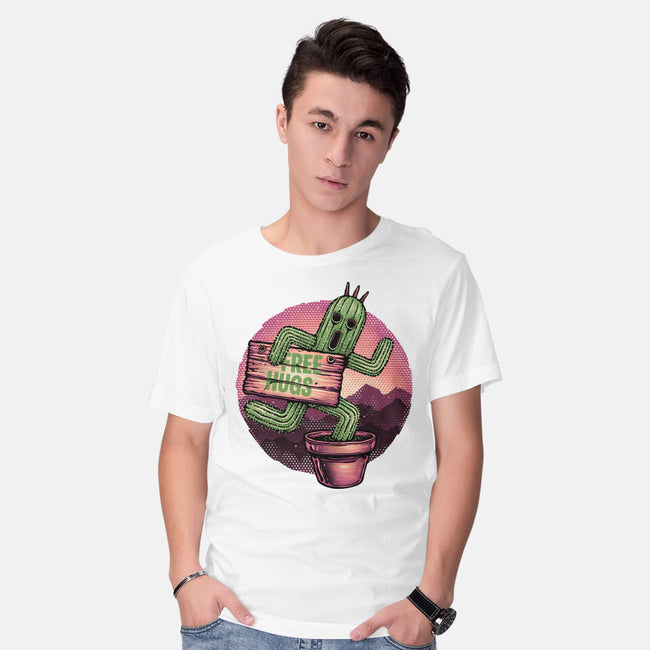 Huggable Cactus-Mens-Basic-Tee-glitchygorilla