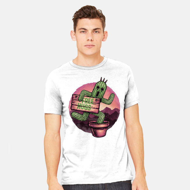 Huggable Cactus-Mens-Heavyweight-Tee-glitchygorilla