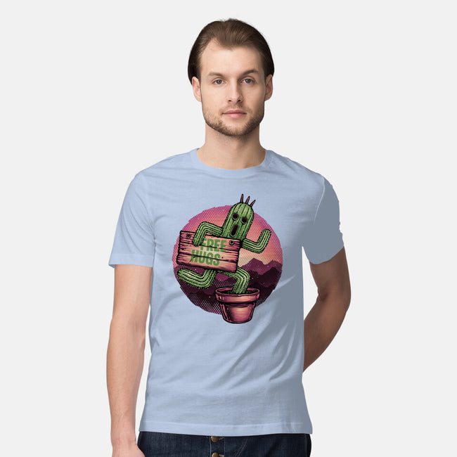 Huggable Cactus-Mens-Premium-Tee-glitchygorilla