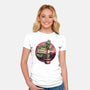 Huggable Cactus-Womens-Fitted-Tee-glitchygorilla