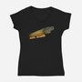 Rebel Scum-Womens-V-Neck-Tee-kg07