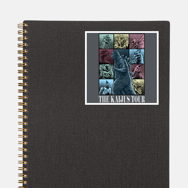 The Kaijus Tour-None-Glossy-Sticker-zascanauta