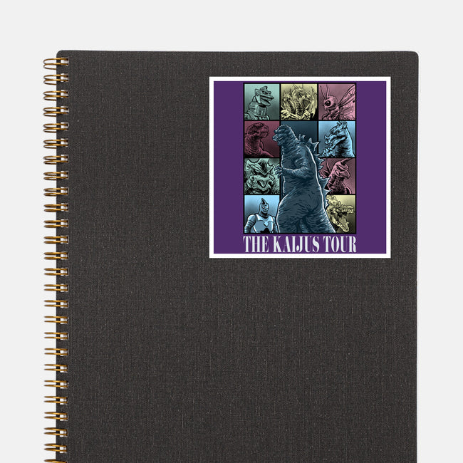 The Kaijus Tour-None-Glossy-Sticker-zascanauta