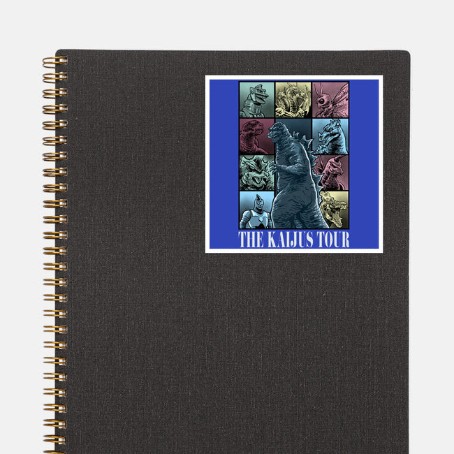 The Kaijus Tour-None-Glossy-Sticker-zascanauta