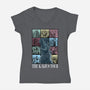 The Kaijus Tour-Womens-V-Neck-Tee-zascanauta