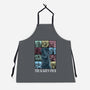 The Kaijus Tour-Unisex-Kitchen-Apron-zascanauta