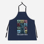 The Kaijus Tour-Unisex-Kitchen-Apron-zascanauta