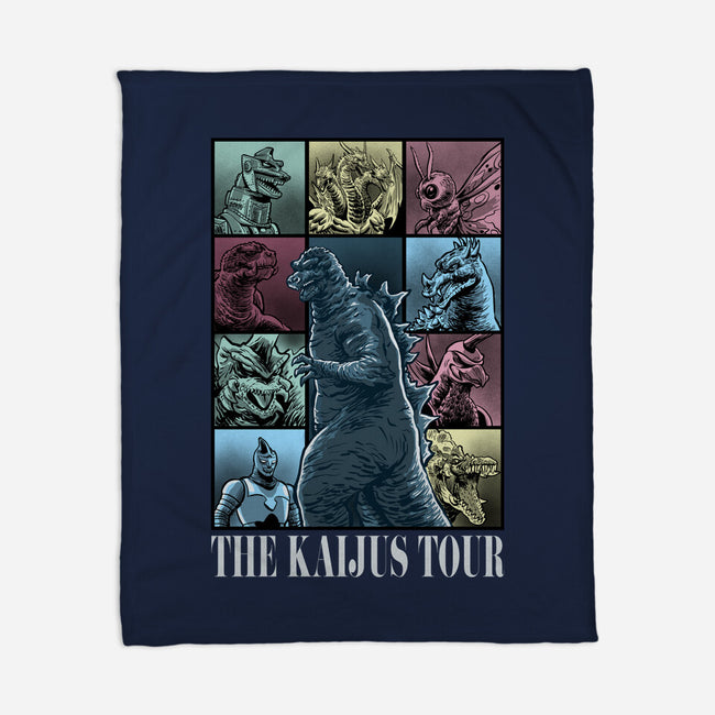 The Kaijus Tour-None-Fleece-Blanket-zascanauta