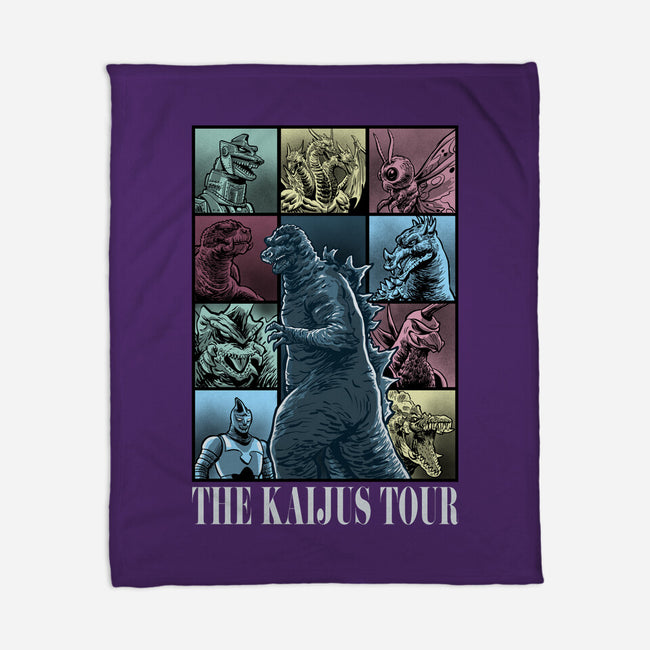 The Kaijus Tour-None-Fleece-Blanket-zascanauta