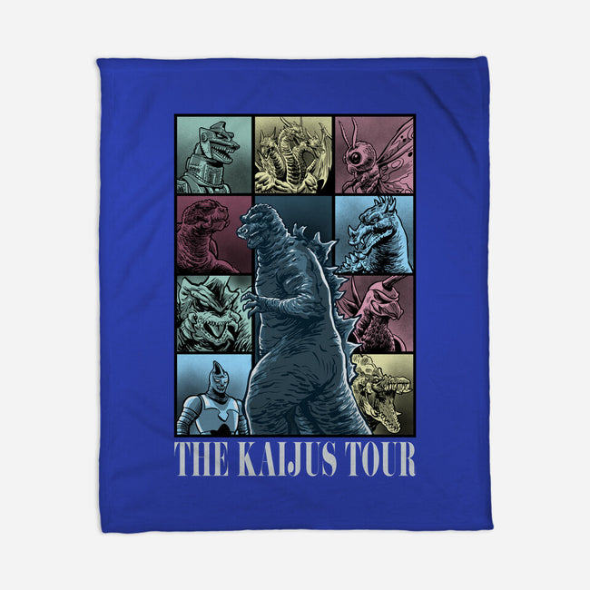 The Kaijus Tour-None-Fleece-Blanket-zascanauta