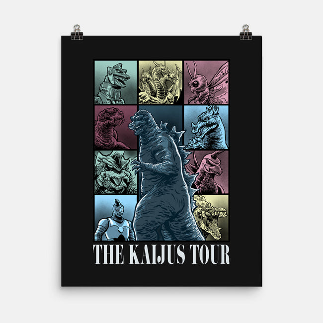 The Kaijus Tour-None-Matte-Poster-zascanauta
