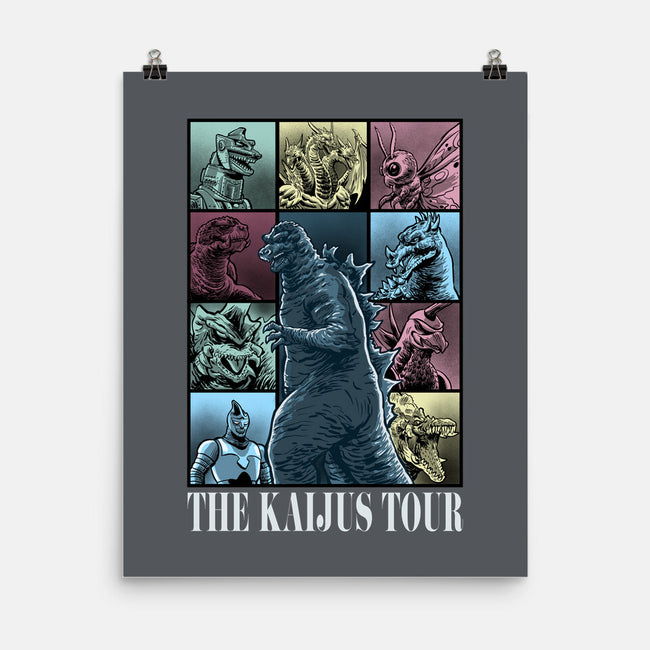 The Kaijus Tour-None-Matte-Poster-zascanauta
