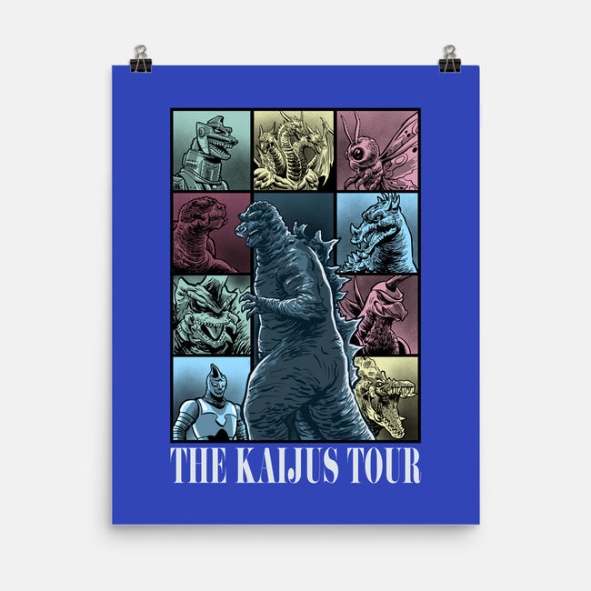 The Kaijus Tour-None-Matte-Poster-zascanauta