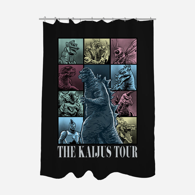 The Kaijus Tour-None-Polyester-Shower Curtain-zascanauta