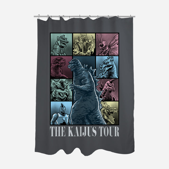 The Kaijus Tour-None-Polyester-Shower Curtain-zascanauta