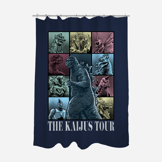 The Kaijus Tour-None-Polyester-Shower Curtain-zascanauta