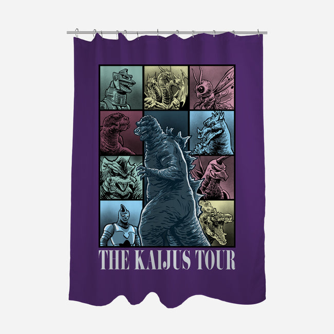The Kaijus Tour-None-Polyester-Shower Curtain-zascanauta