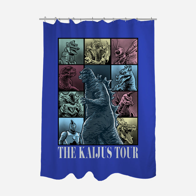 The Kaijus Tour-None-Polyester-Shower Curtain-zascanauta