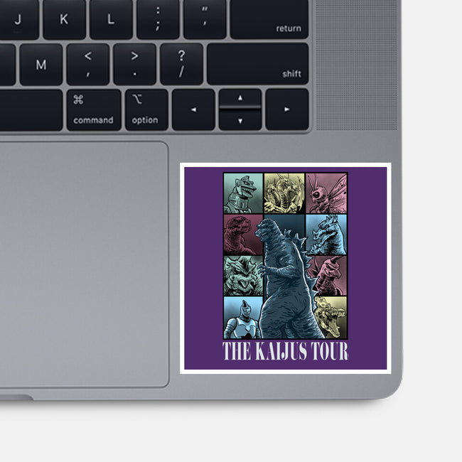 The Kaijus Tour-None-Glossy-Sticker-zascanauta