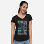 The Kaijus Tour-Womens-V-Neck-Tee-zascanauta