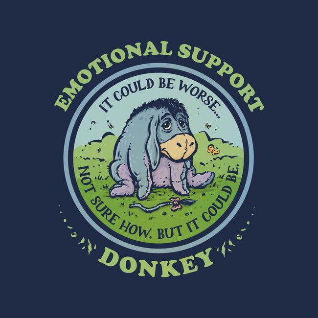 Emotional Support Donkey-Unisex-Crew Neck-Sweatshirt-kg07