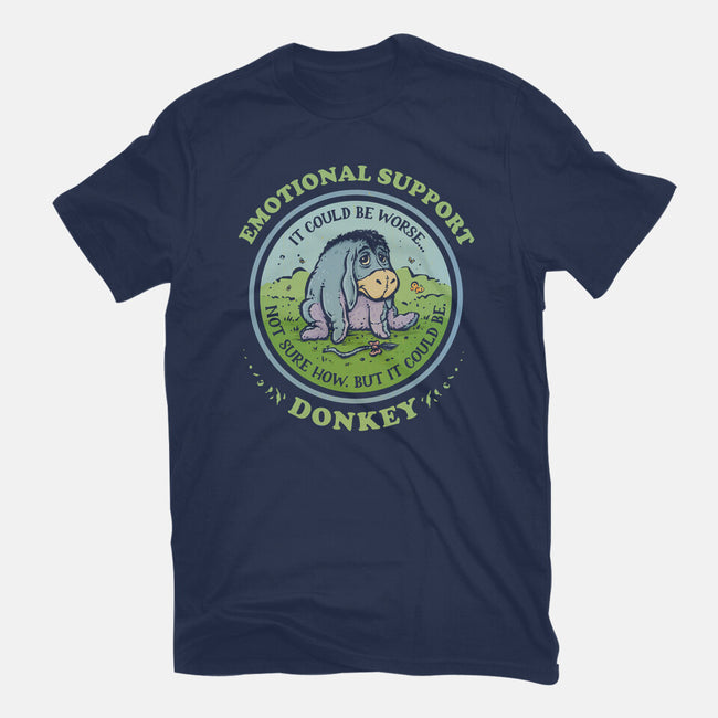 Emotional Support Donkey-Unisex-Basic-Tee-kg07