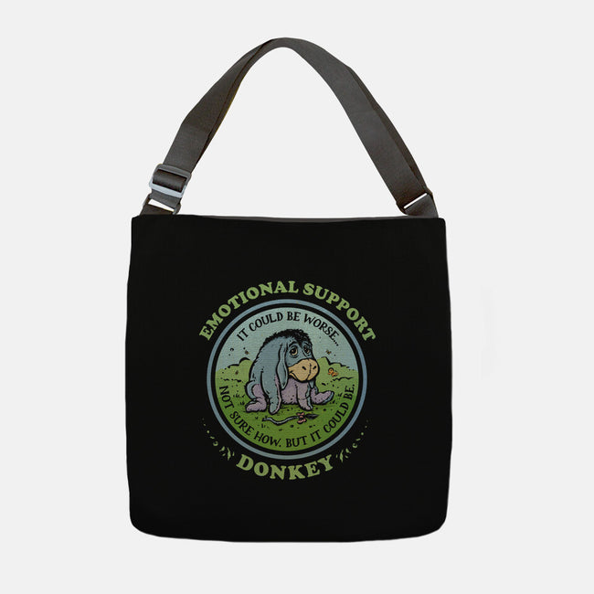 Emotional Support Donkey-None-Adjustable Tote-Bag-kg07